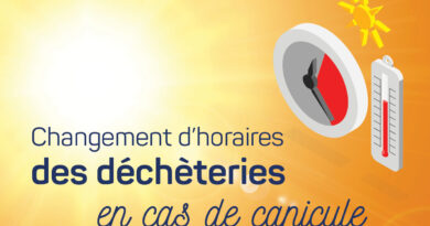 Horaires Déchetteries Canicule Horaires Déchetteries Canicule